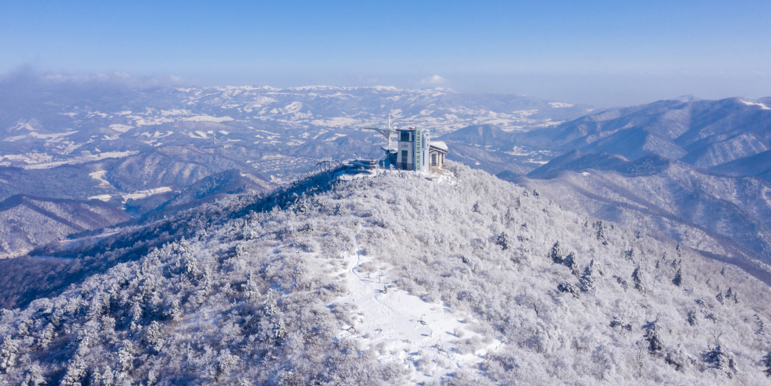 발왕산 설경 _ 용평포토스케치. 배장 2021 145편 관련 이미지