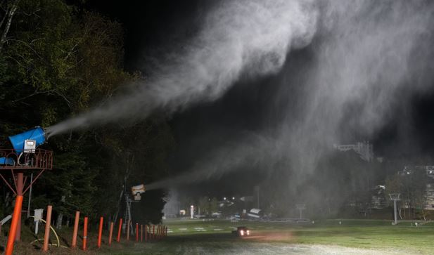 [모나 용평 스키장] 2025년 첫 제설 시작 관련 이미지