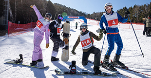 [모나용평 스키장] 2026년 02월 06~07일 제 43회 외국인스키페스티벌 스케치 관련 이미지