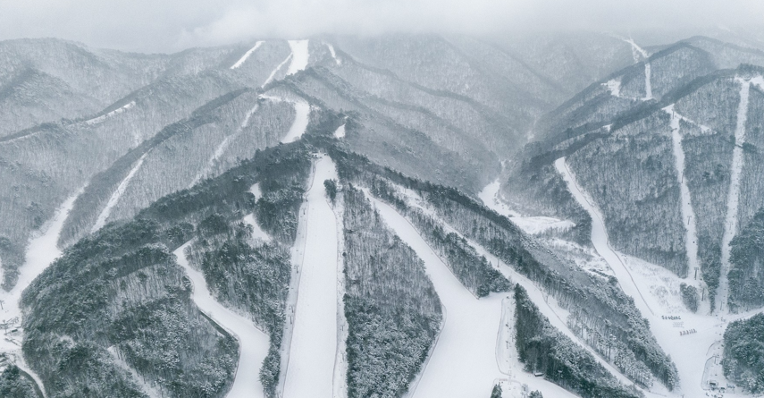 [모나용평 풍경] 3월 13일 눈이 많이 온 풍경 관련 이미지