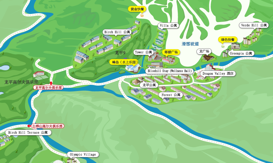 Resort map