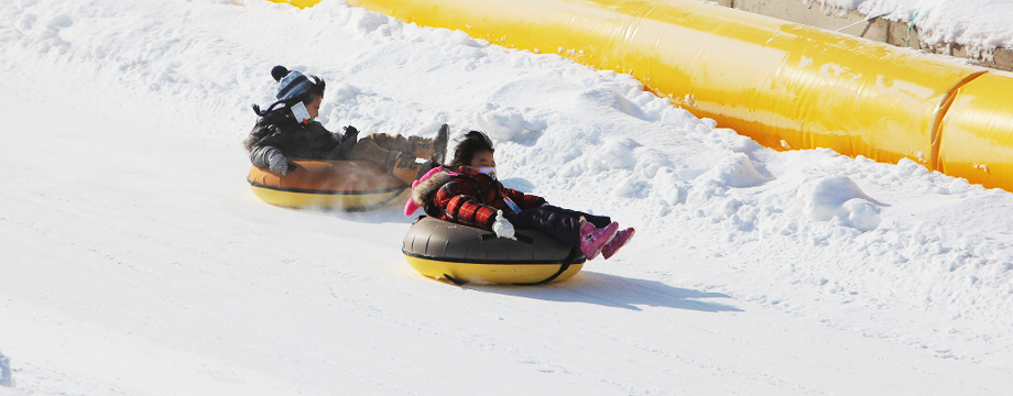 Image of Winter Sledding Slope