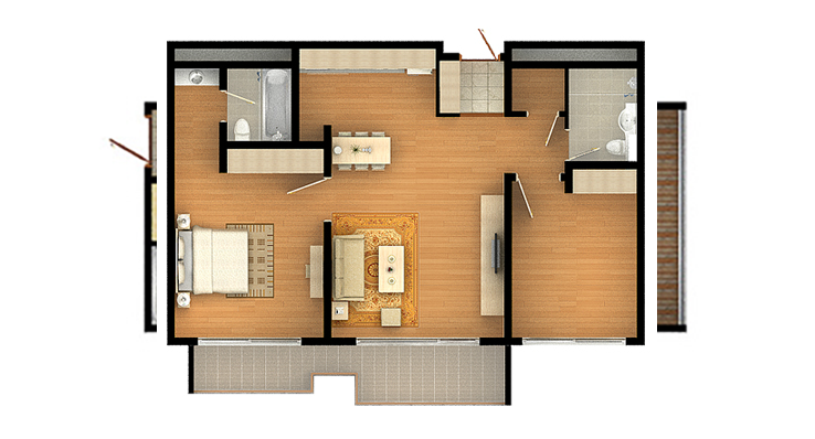 Greenpia Condominium 38 Type Floor Plan