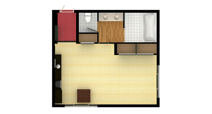Hotel Ondol Floor Plan