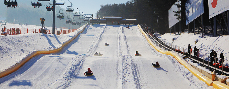 Image of Winter Sledding Slope