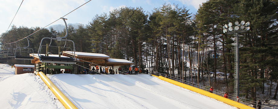 Image of Winter Sledding Slope