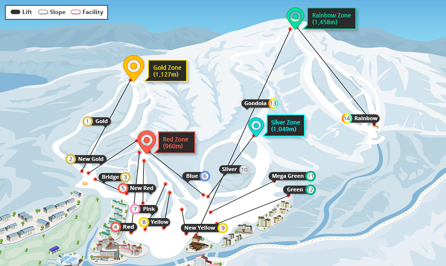 Lift Trail Map