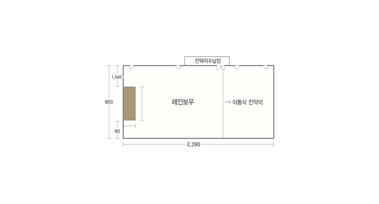 그린피아콘도 레인보우 평면도