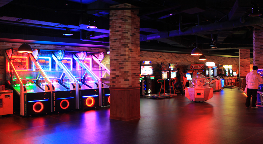 아케이드 게임 전경 이미지