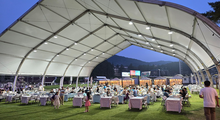 별이 빛나는 밤에 전경 이미지