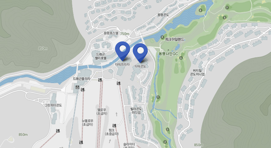 타워콘도/타워프라자 지도 이미지