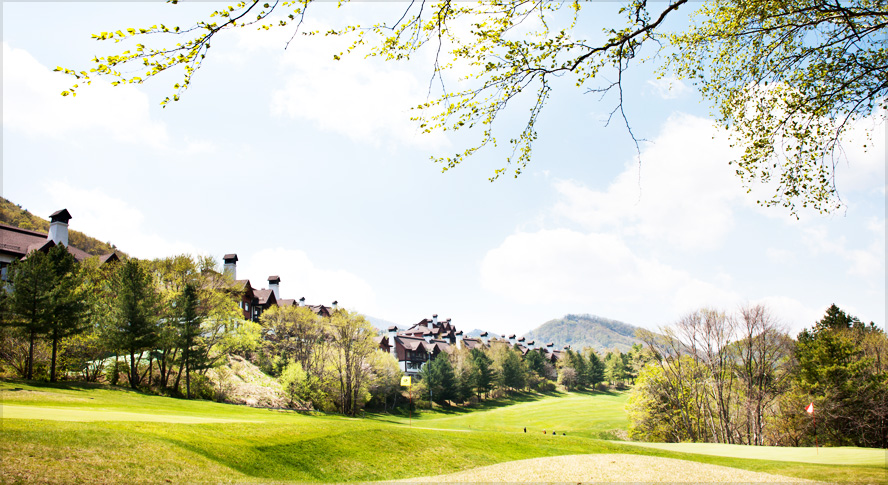 용평9 골프코스 전경