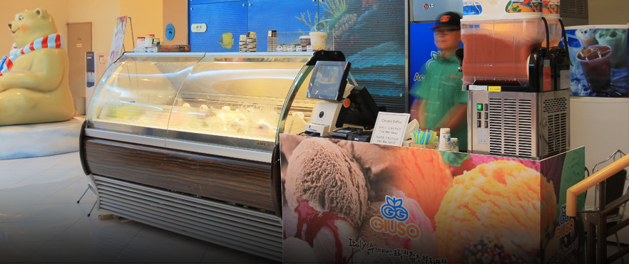 젤라또 아이스크림 가게 사진